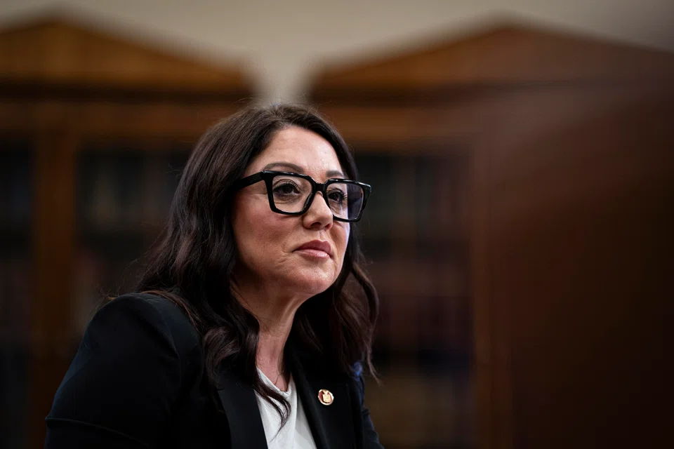 Former US Secretary of Labor Lori Chavez-DeRemer testifies on Capitol Hill in Washington, May 15, 2025.