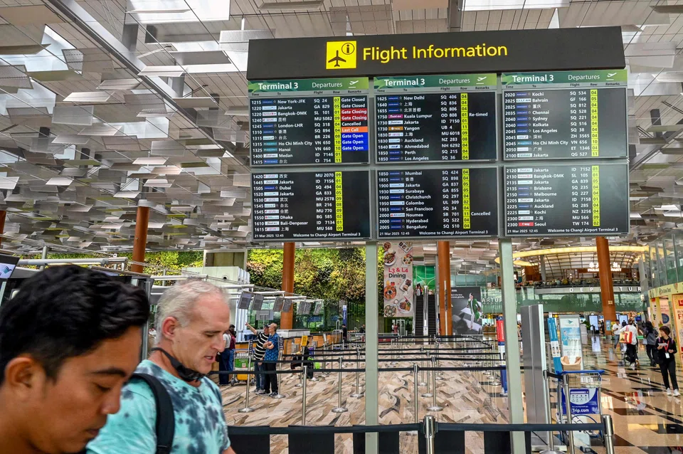 Three out of four Heathrow-bound flights operated by SIA and scheduled to depart from Changi Airport on Mar 22 will proceed as planned.  