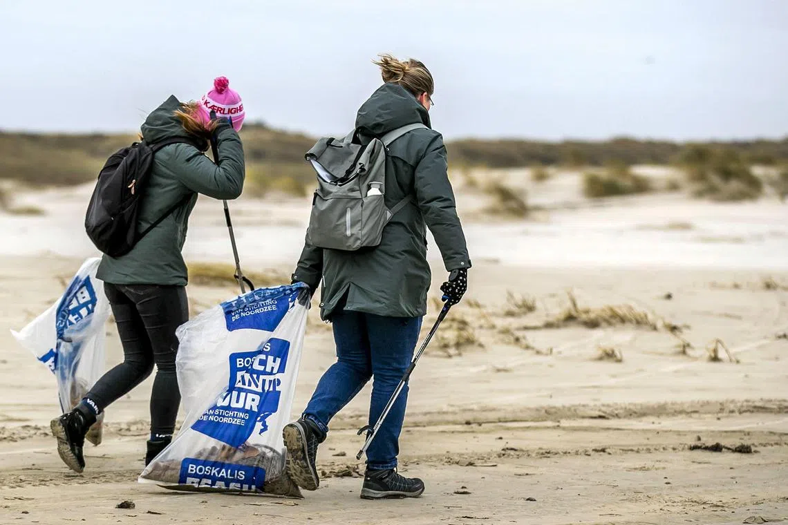 Despite clean-up efforts, debris still litters the seabed of the Unesco-listed tidal wetland, which spans the coasts of the Netherlands, Germany and Denmark.
