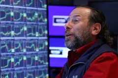 The Dow Jones Industrial Average fell 2.3 points, or 0.01 per cent, at the open to 43825.76.