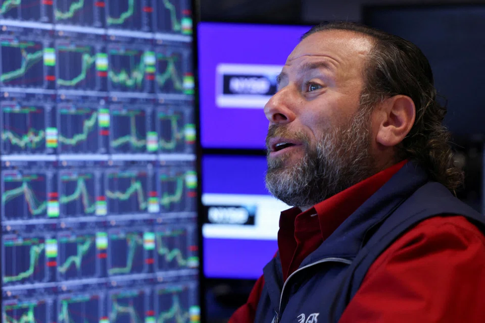 The Dow Jones Industrial Average fell 2.3 points, or 0.01 per cent, at the open to 43825.76.