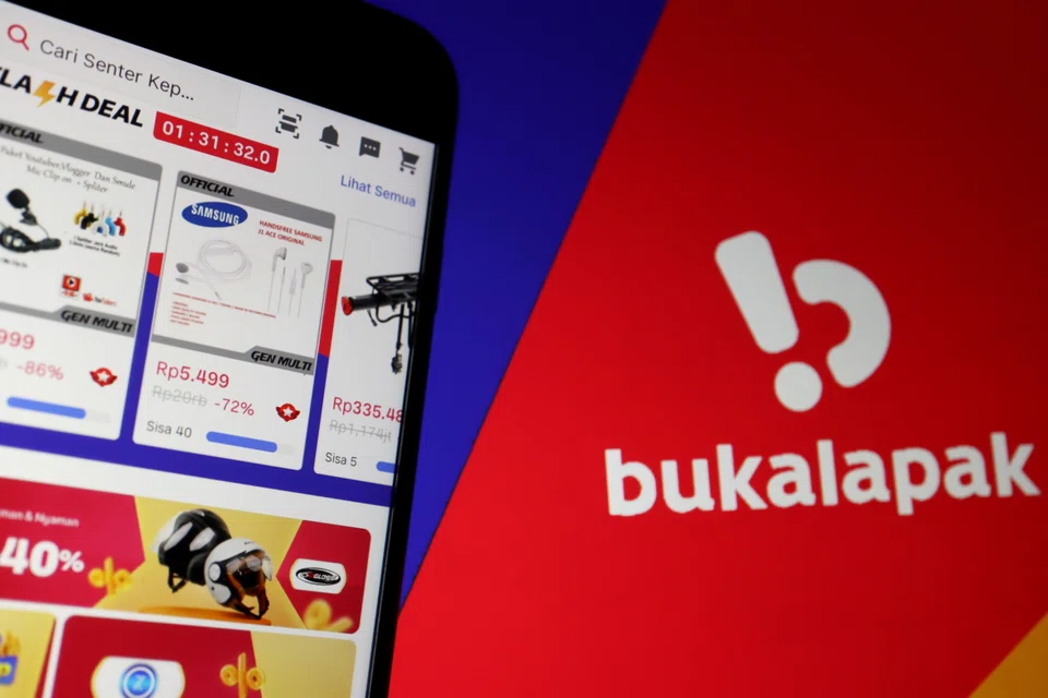 INDONESIAN e-commerce company Bukalapak posted an 86 per cent rise in revenue on year to 788 billion rupiah (S$75.4 million) for its first quarter ended Mar 31, 2022. 