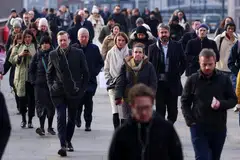 Job search company Adzuna said the number of vacancies on offer in Britain fell by 4.5 per cent compared with January last year to just under 828,500, the lowest January figures since 2021.