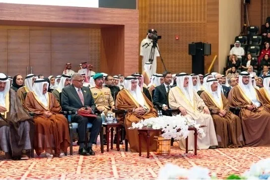 Chief Justice Sundaresh Menon (third from left) says the appeals mechanism between the Bahrain International Commercial Court and the Singapore International Commercial Court is a “game-changer” and a global first in transnational judicial cooperation.