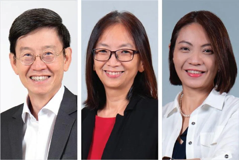 From left: Lim Eng Hwee, Adele Tan, Yvonne Lim.