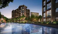 Kassia comprises four blocks of eight storeys, and occupies a site area of 150,838 sq ft in District 17 off Upper Changi Road North.