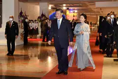 China’s President Xi Jinping is attending the summit, while the United States is being represented by US Vice-President Kamala Harris.