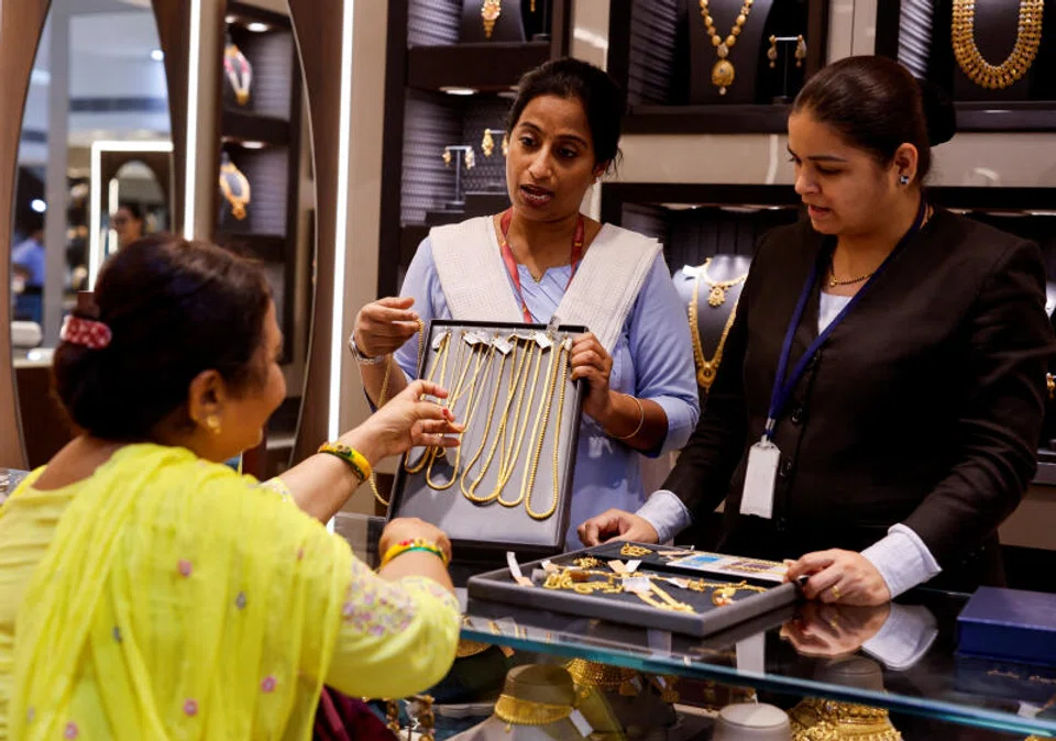 Local gold prices, which scaled a record peak of 109,840 rupees (S$1,597.68) per 10 grams last week, have risen 42 per cent year-to-date, after gaining 21 per cent in 2024.