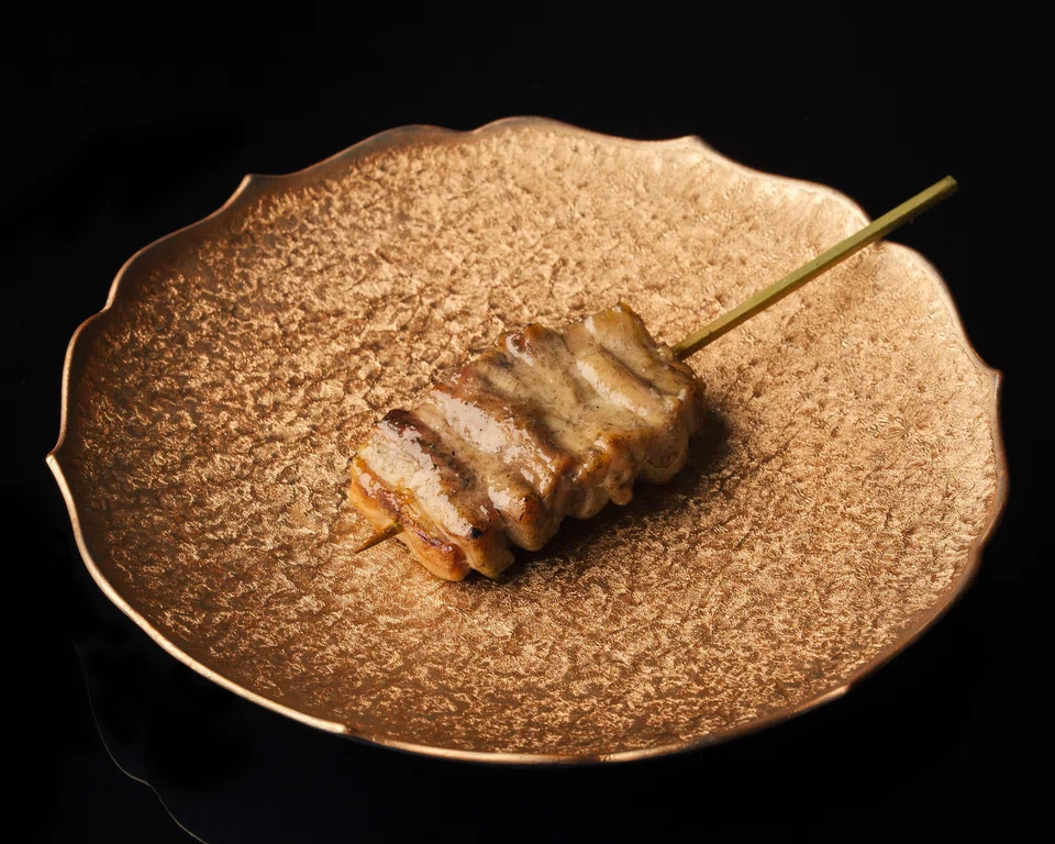 Grilled chicken thigh.