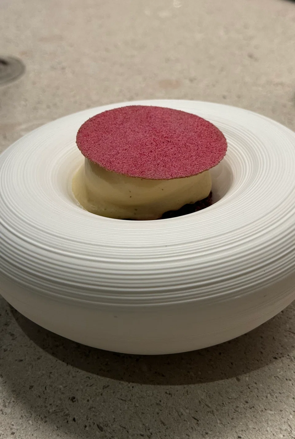 Chocolate ice cream and gula melaka sabayon.