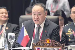 Philippines' Defence Secretary Gilberto Teodoro is pushing for his department’s budget to rise to more than 1 per cent of economic output, excluding military pensions.