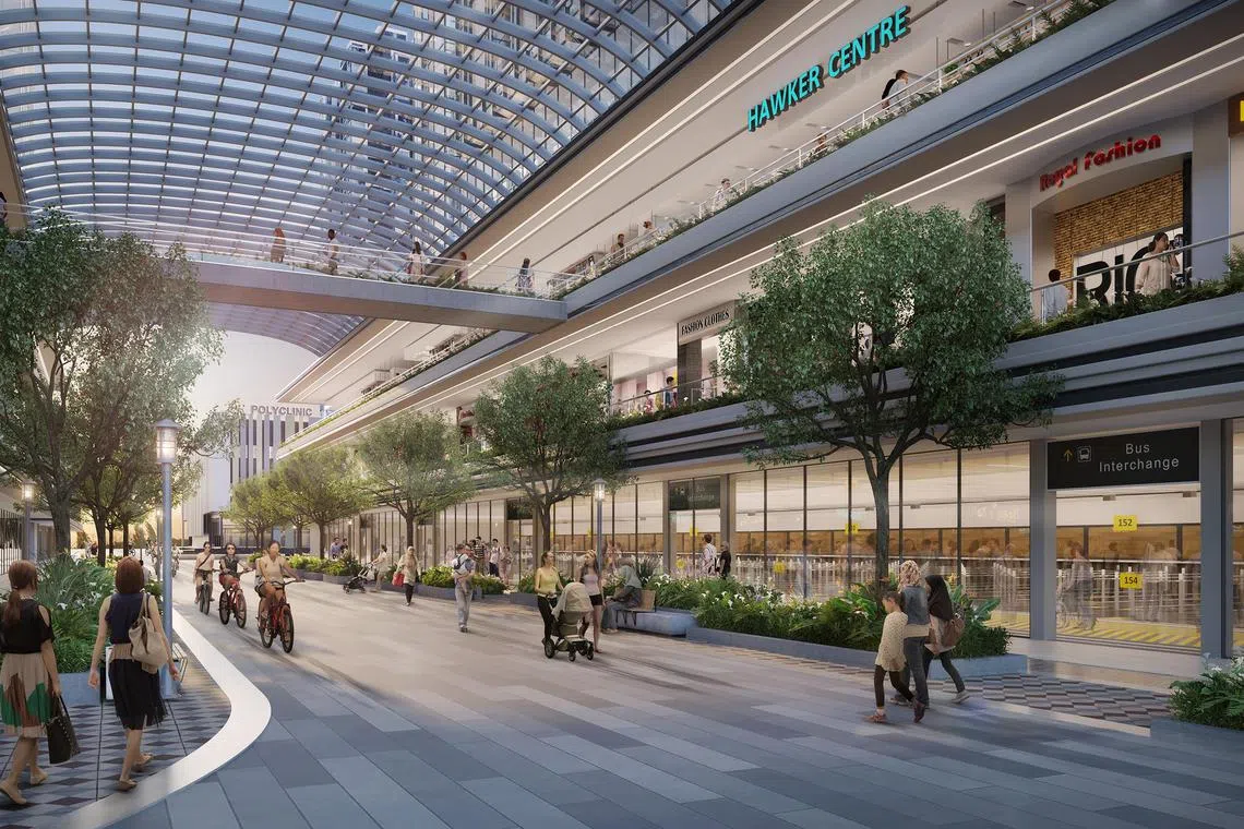 An artist’s impression of the upcoming developments in Bishan.