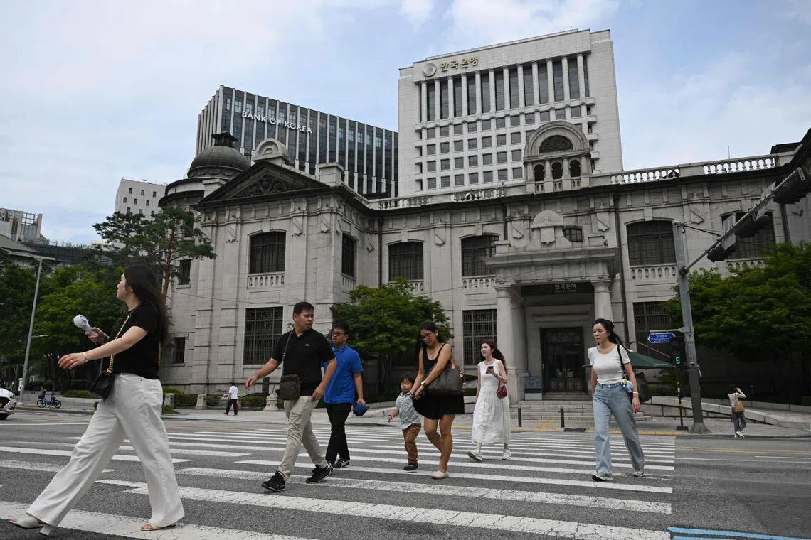 South Korea is projected to post the slowest economic growth this year since 2020.