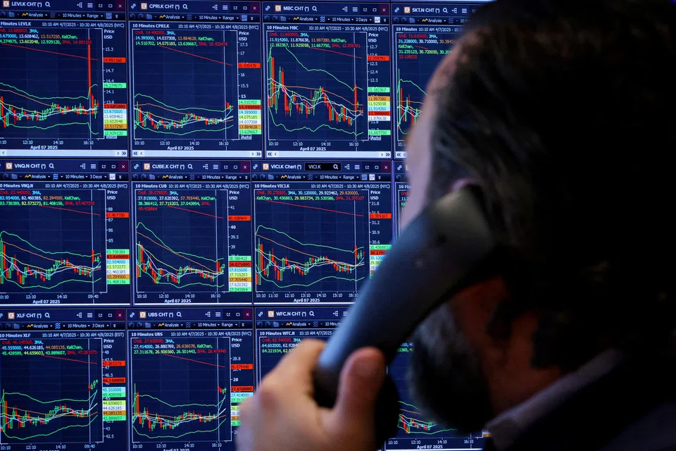 The Dow Jones Industrial Average fell 257.7 points, or 0.68 per cent, at the open to 37,387.91.