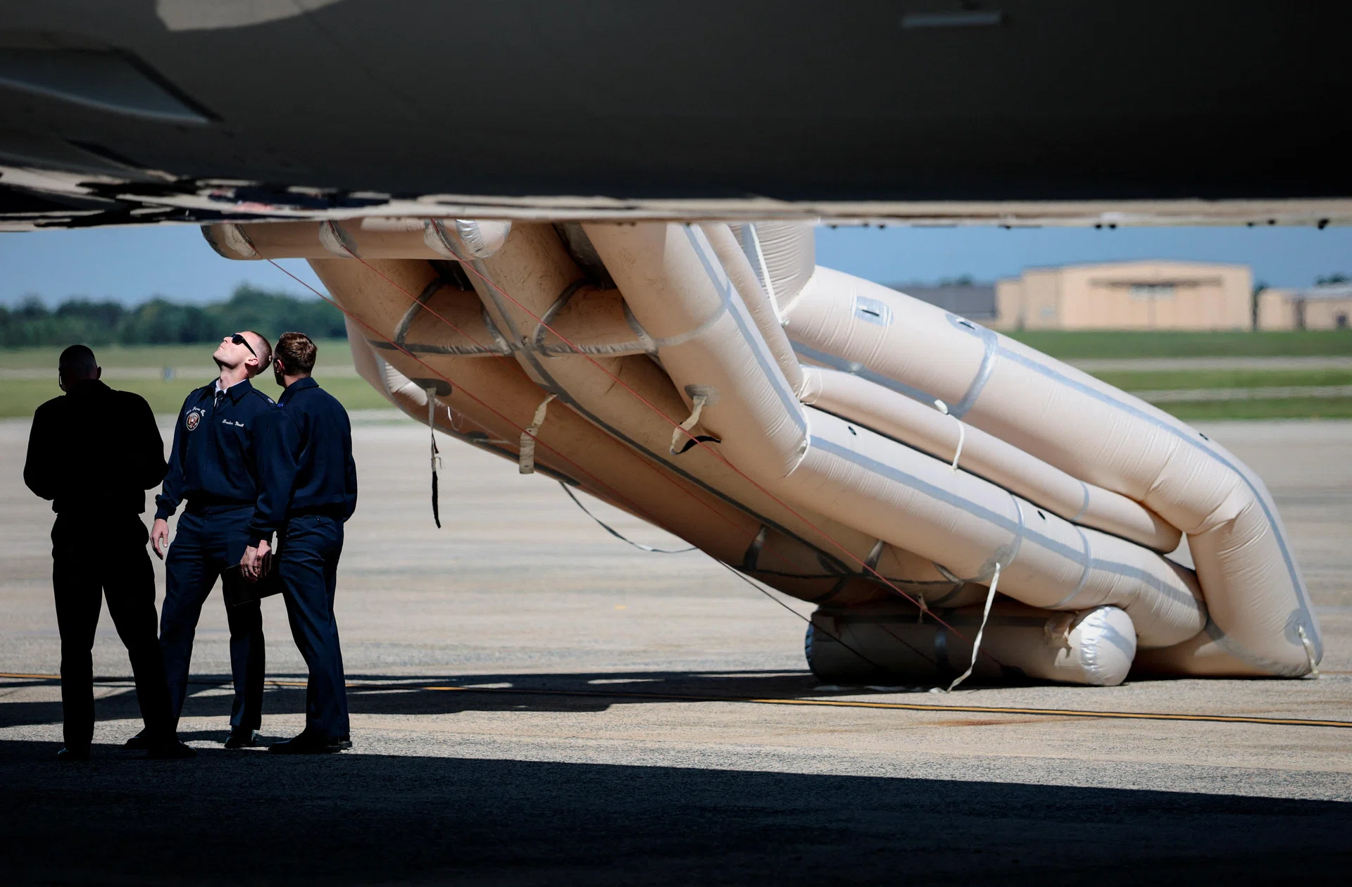 Trump departs DC on Qatar-gifted Air Force One after emergency slide accidentally deploys