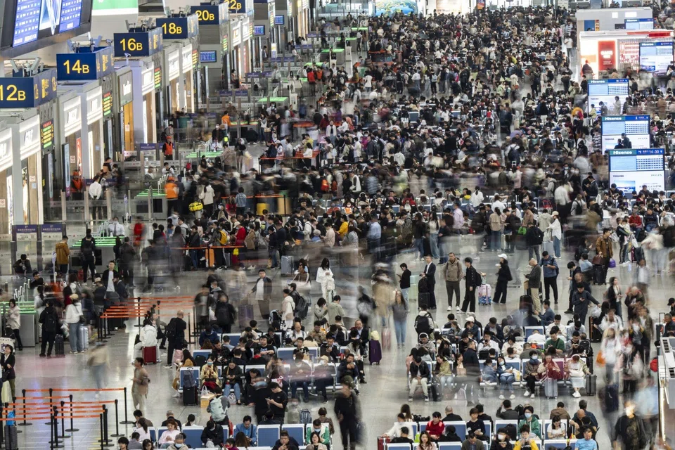 About 58 million cars are expected to be on roads every day during the five-day holiday in China, while the railways carried more than 20 million passengers on Wednesday alone.