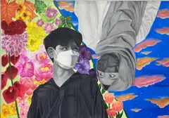 Nur Tiara Delylah Suzaine canvas painting “Tied Together” competed in the 13-19 Art Prize in 2021. This year, the 13-19 Art Prize 2022 is opening its digital art category to youths from all around South-east Asia - and not just Singapore.