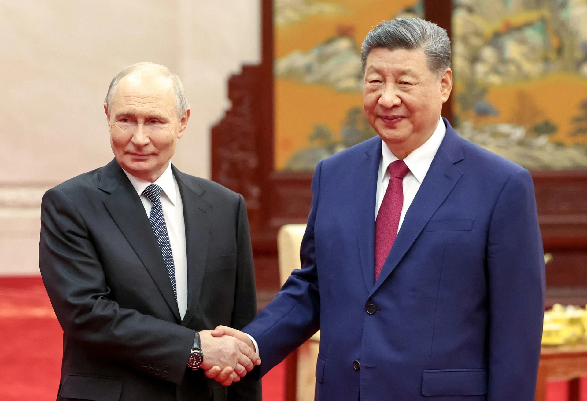 Putin leaves Beijing after Xi meeting with little progress on key China-Russia 
gas pipeline project