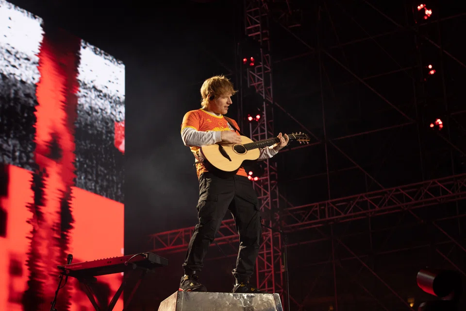 The English singer-songwriter is the first global artist to perform in Bhutan.