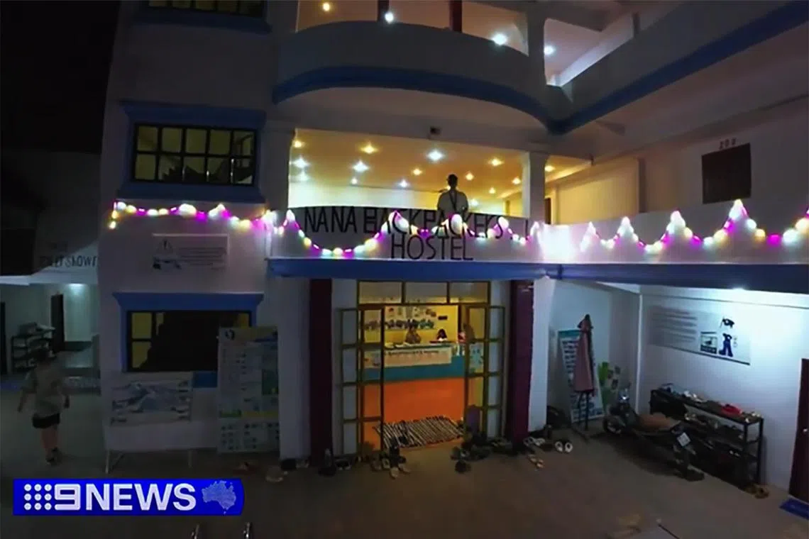 The manager and owner of Nana Backpacker Hostel were taken in for questioning by the Vang Vieng's Tourism Police office. 