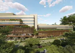 An artist's impression of Apple's upcoming expanded campus in Ang Mo Kio, which the tech giant says will provide “space for growth and new roles in artificial intelligence and other key functions”.