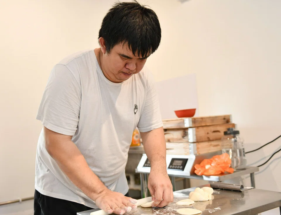 Dim sum store owner Pierre Lim runs Her Feng Xiang, one of 15 participating SMEs at Sprout@AMK.