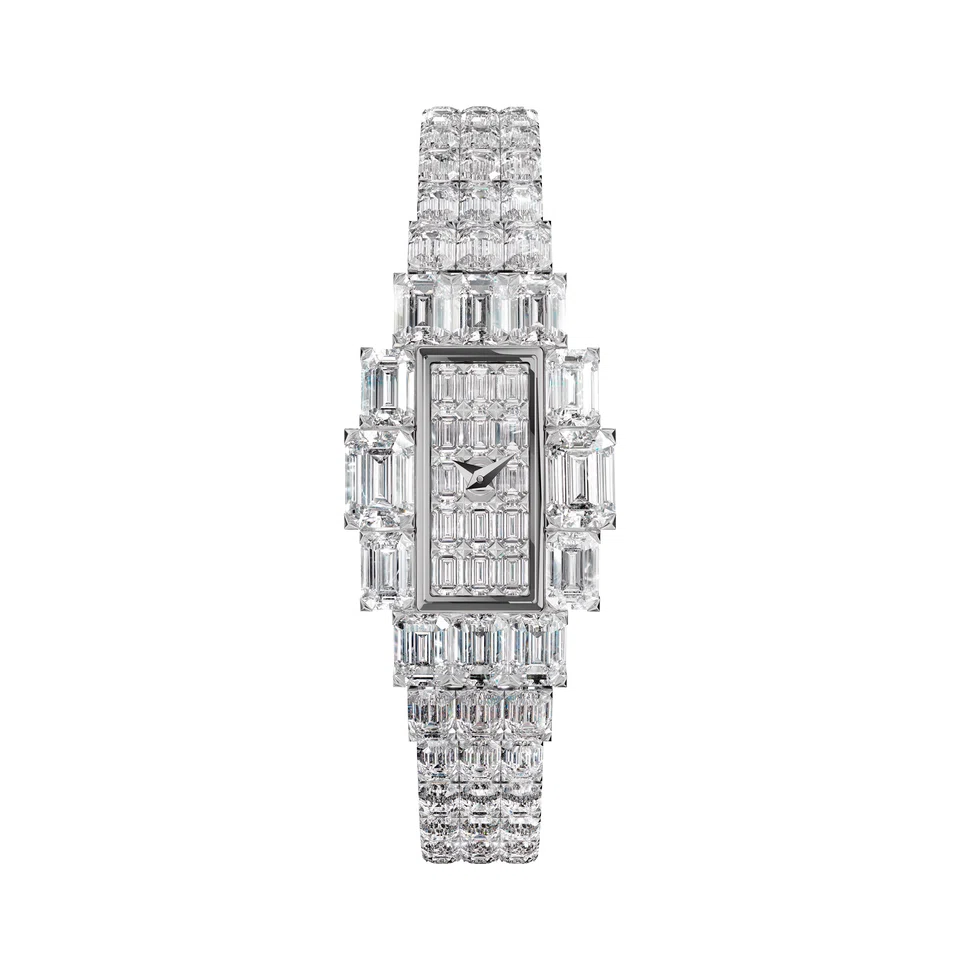Inspired by a 1979 design, the Grand Lady Kalla is a scintillating confection that’s more jewellery than watch. 