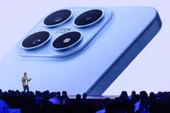 Founder, chairman, and CEO of Xiaomi Group, Lei Jun, speaks during the launch of the Xiaomi 17 series smartphone in Beijing on Sep 25.