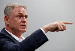 The 56-year-old Kaufmann presided over a roughly 18 per cent stock price climb over his tenure. 