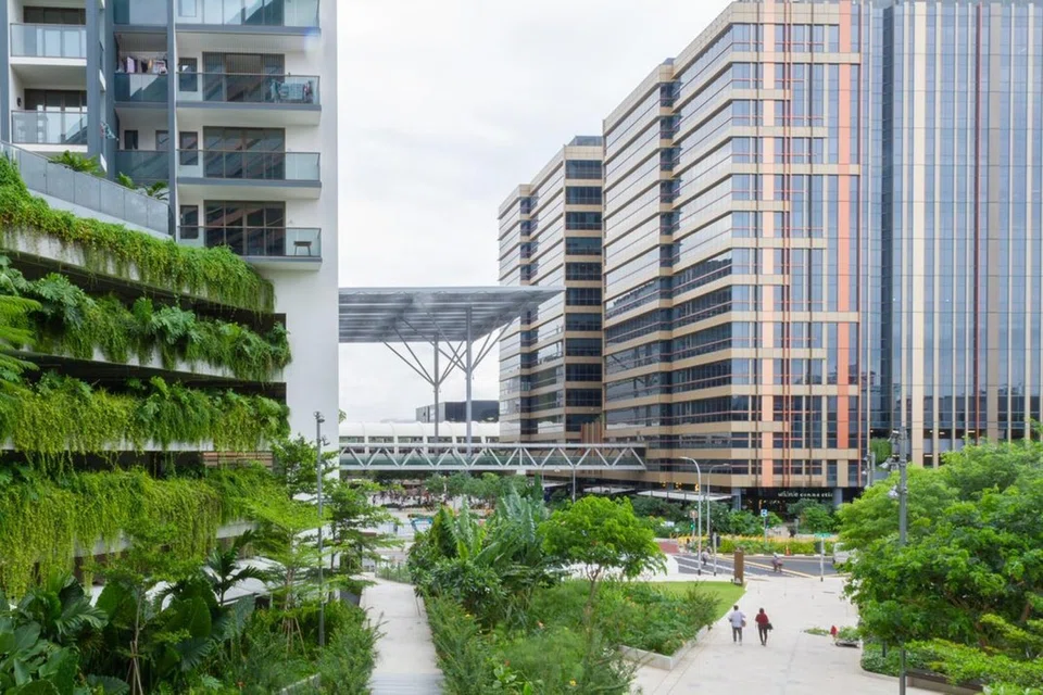 David Blasco of Randstad Singapore notes that business hubs such as Paya Lebar Quarter (above), Mapletree Business City and The Metropolis are becoming increasingly popular among businesses. 