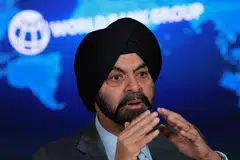 World Bank Group president Ajay Banga admits that focusing people on the long-term is daunting, given a series of short-term shocks that have buffeted the global economy.