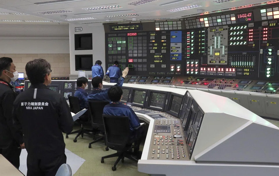 The central control room of the No 6 reactor of Tokyo Electric Power Company Kashiwazaki Kariwa Nuclear Power Plant. Reactor No 6 is one of seven reactors at the site, and the first to be restarted.