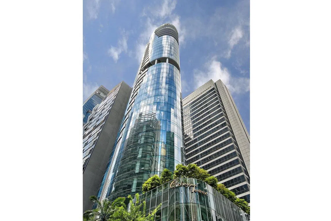 F&B units occupying one floor at Oxley Tower up for sale with S$26m guide price