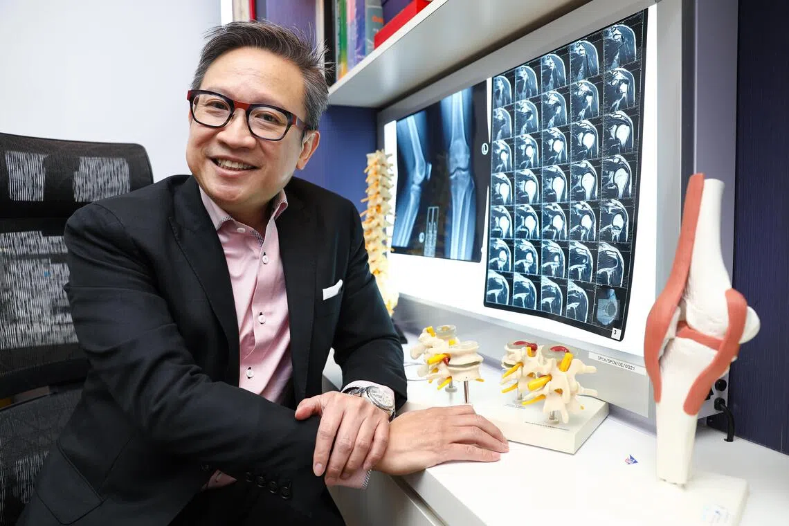 Dr Bernard Lee (above), CEO of Singapore Paincare, and Dr Jeffrey Loh, chief operating officer, in August signed off WhatsApp messages to shareholders ahead of a privatisation meeting.
