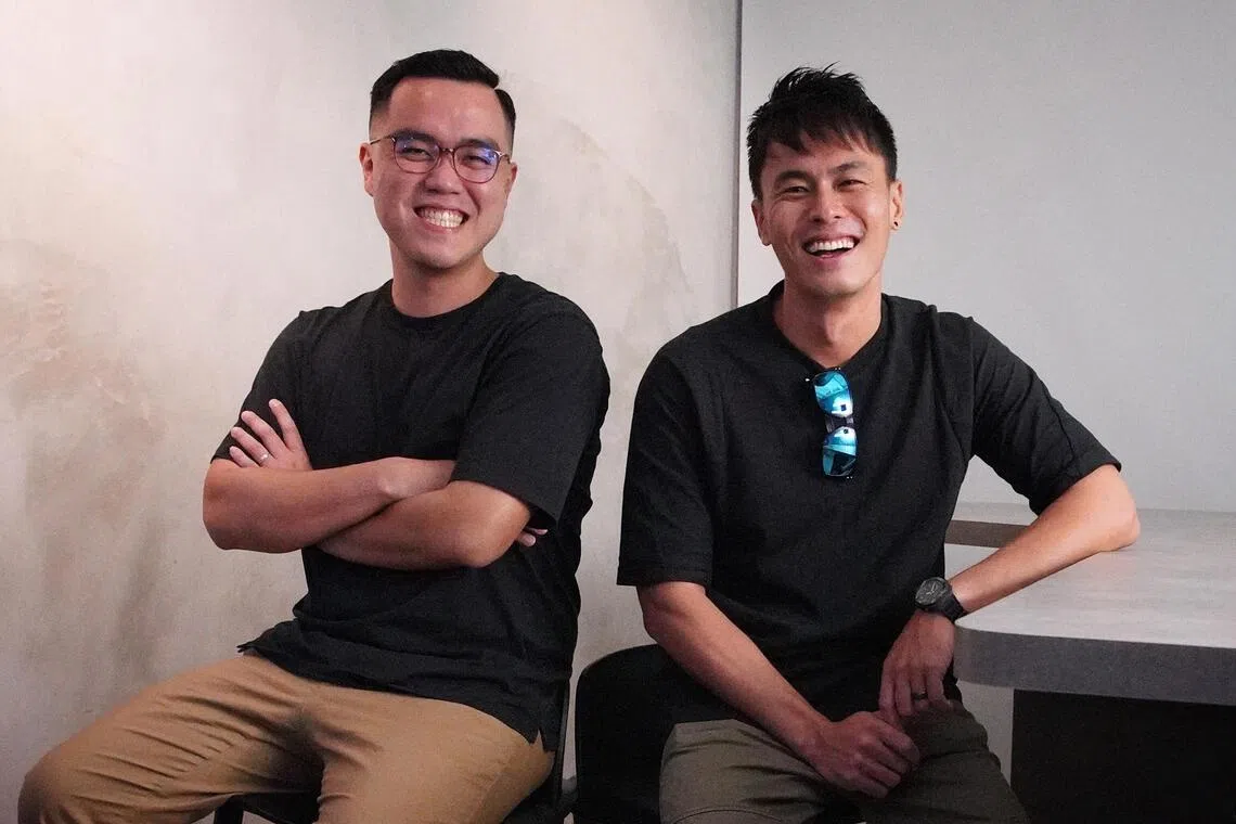 Founded by junior college friends Karl Mak (left) and Adrian Ang, Hepmil Media currently employs more than 300 people.