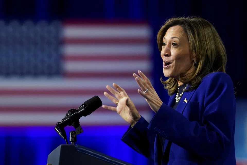 Democratic presidential nominee US Vice-President Kamala Harris at a campaign rally in Reno, Nevada, on Oct 31. She is determined to lead the US forward, and she understands that the only way to do that is by bringing people back together.