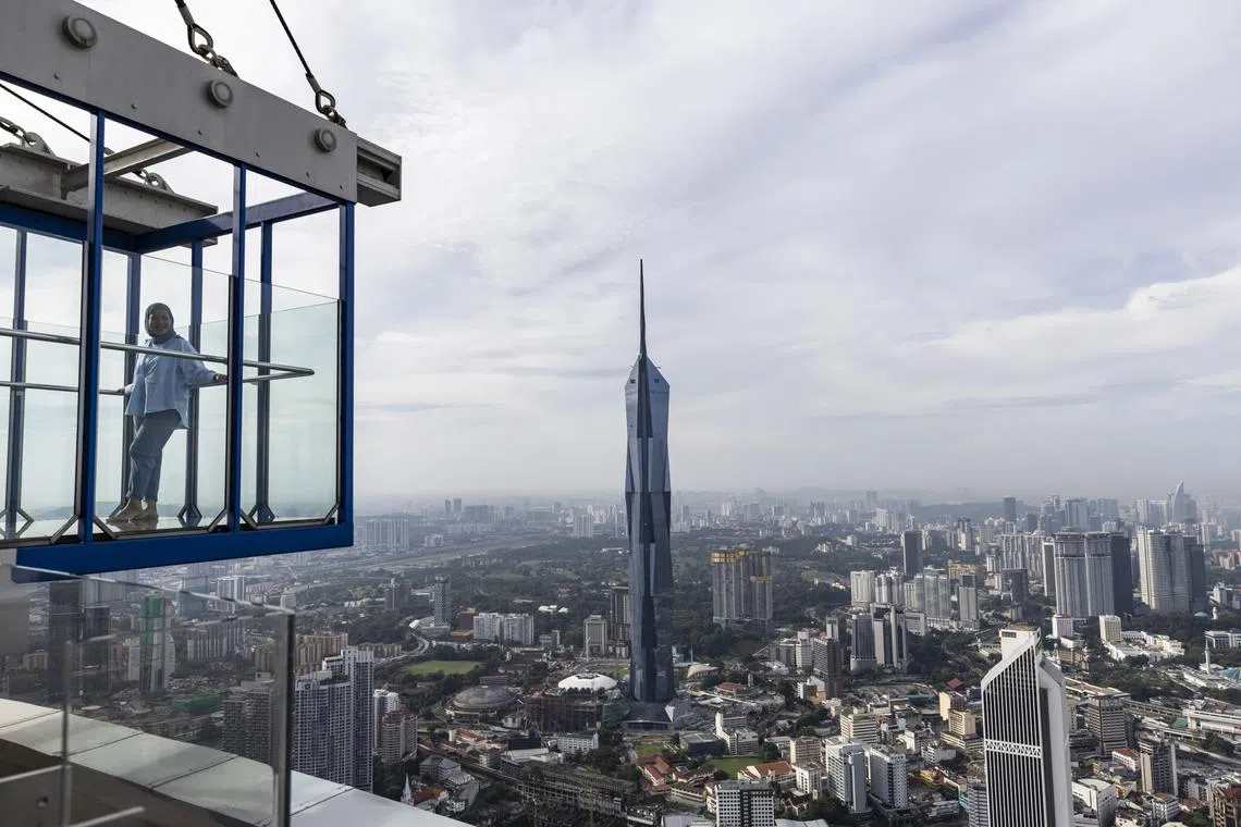 The Merdeka 118 tower features office space, which has an occupancy rate of about 70%, and the recently opened Park Hyatt Kuala Lumpur.
