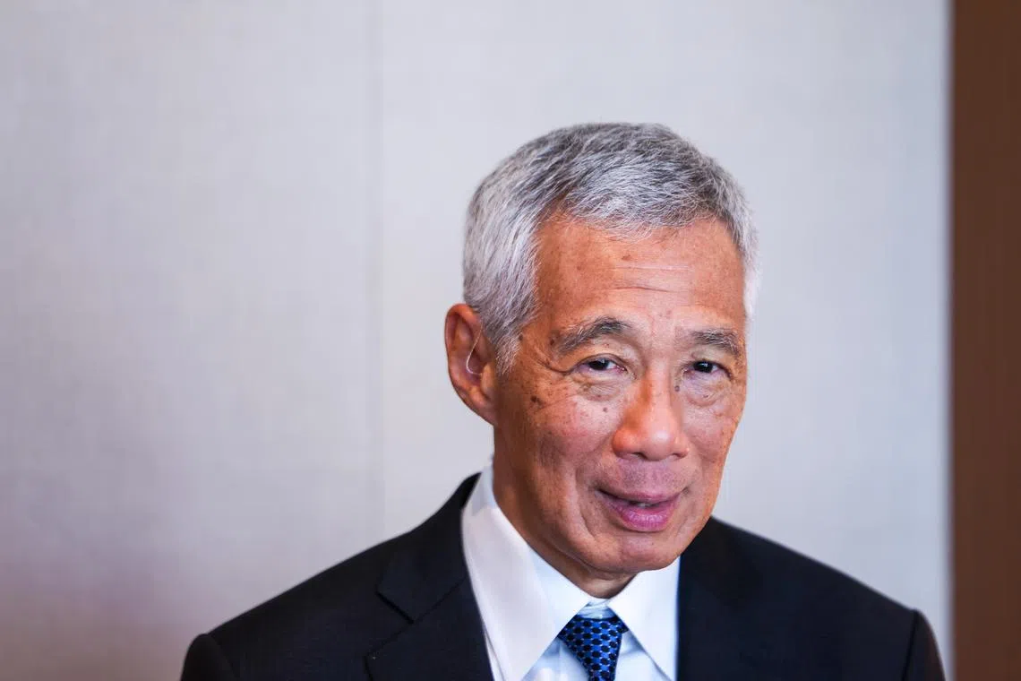 PM Lee describes the Japan-led Asia Zero Emission Community initiative as a “footprint of countries” it wants to cooperate with on green issues.