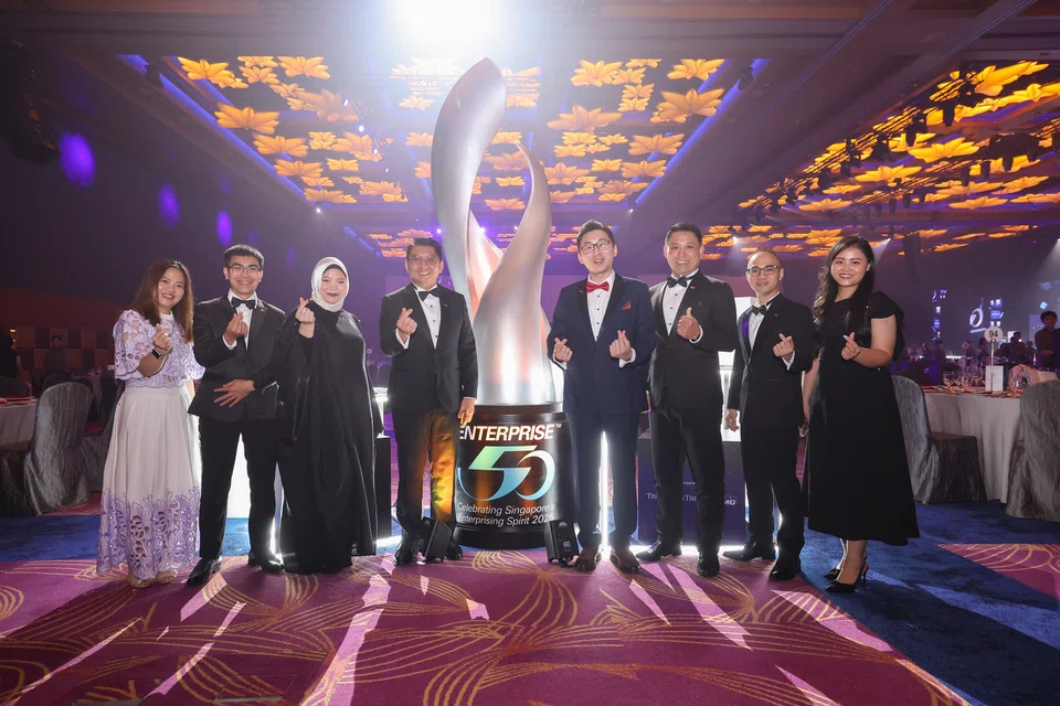 MD Kelvin Foo (fourth from left) and his TTS Group colleagues.