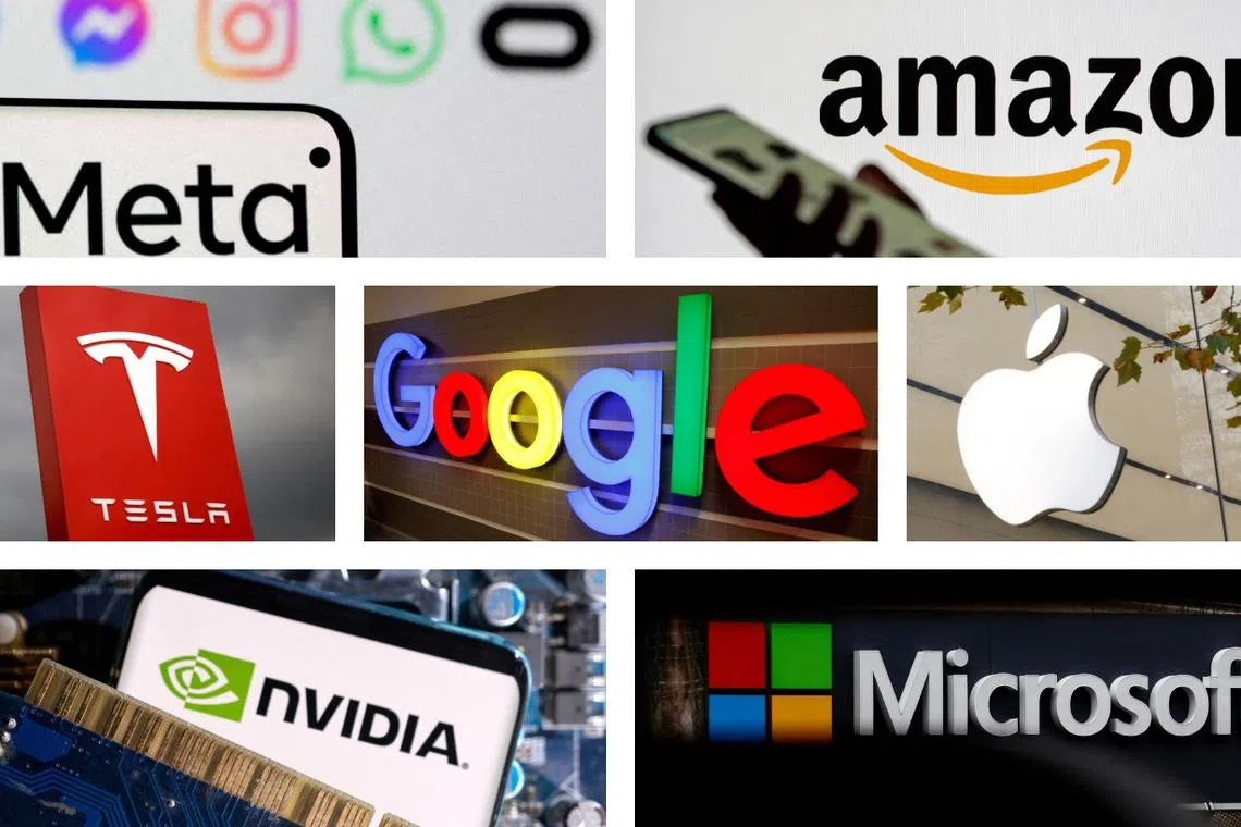 The “magnificent seven” have been propping up the S&P 500 index of blue-chip US companies for most of the year because of investor excitement about the growth of AI.