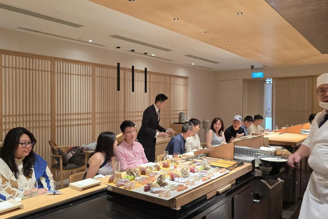 Tentsuru's Master chef Daiki Kawaguchi curated a special menu, featuring ingredients flown directly from Japan, for BT Club.