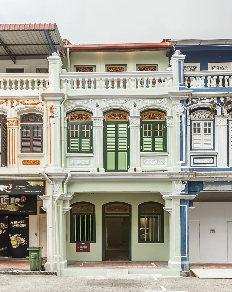 The property 75 Maude Road had been left derelict for many years before restoration work began three years ago. 