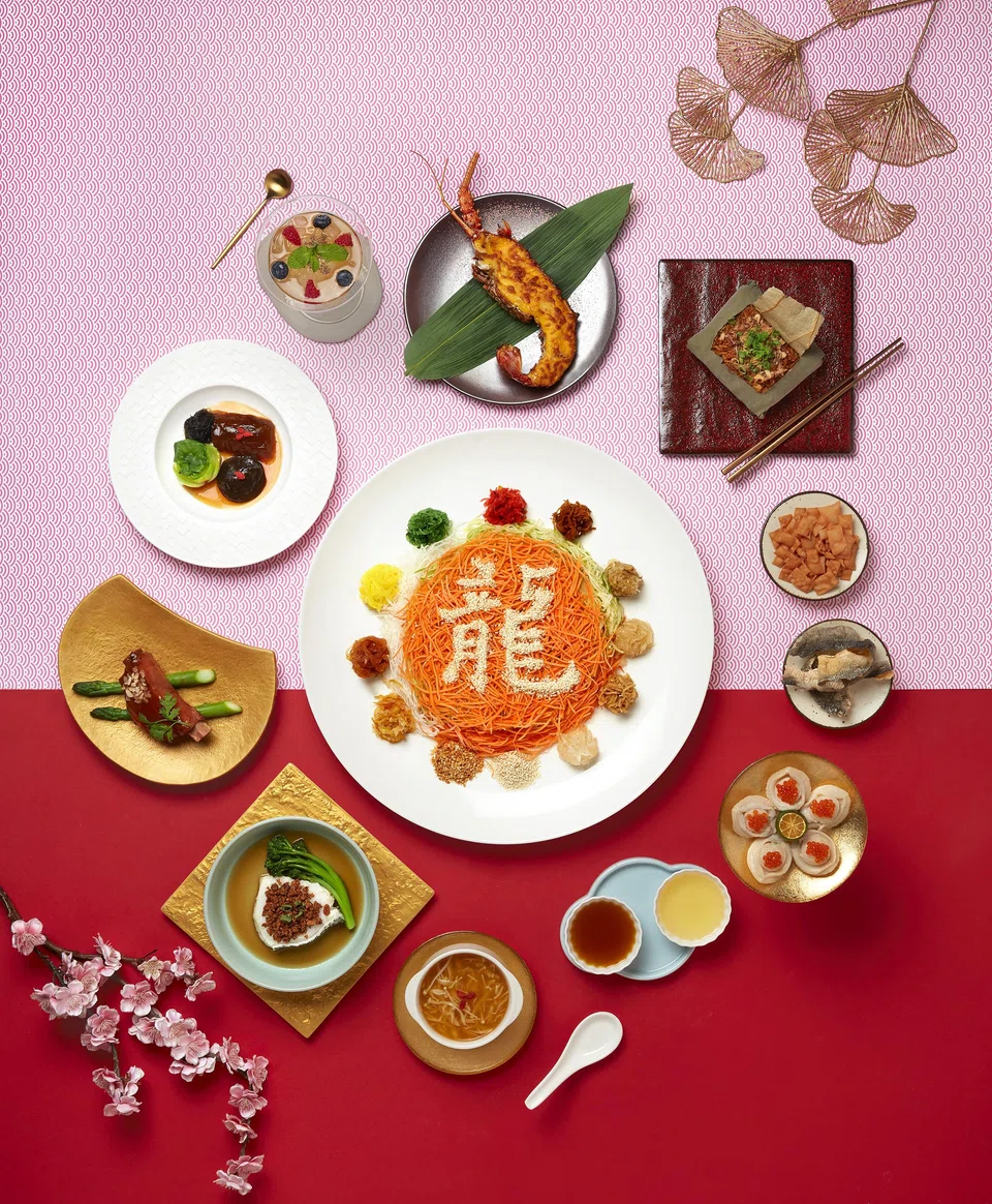 Atelier restaurant's reunion set menu.