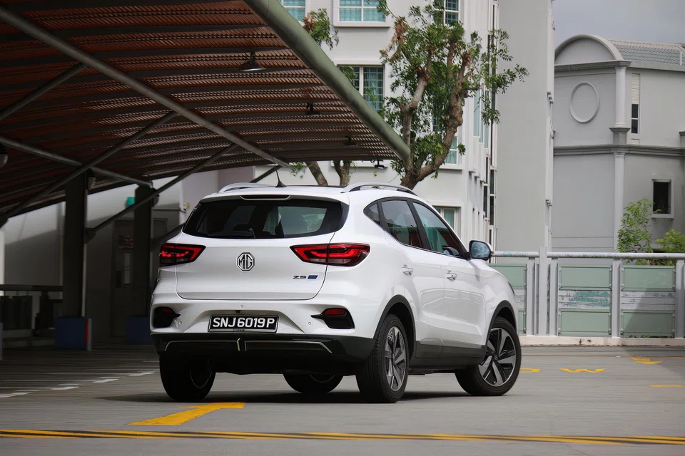 With this update, the MG ZS EV motor now sends 177 horsepower to the front wheels, up from 141.