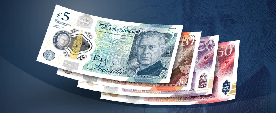 The king’s portrait will appear on £5, £10, £20 and £50 polymer banknotes and will be circulated alongside existing notes that feature the late Queen Elizabeth.