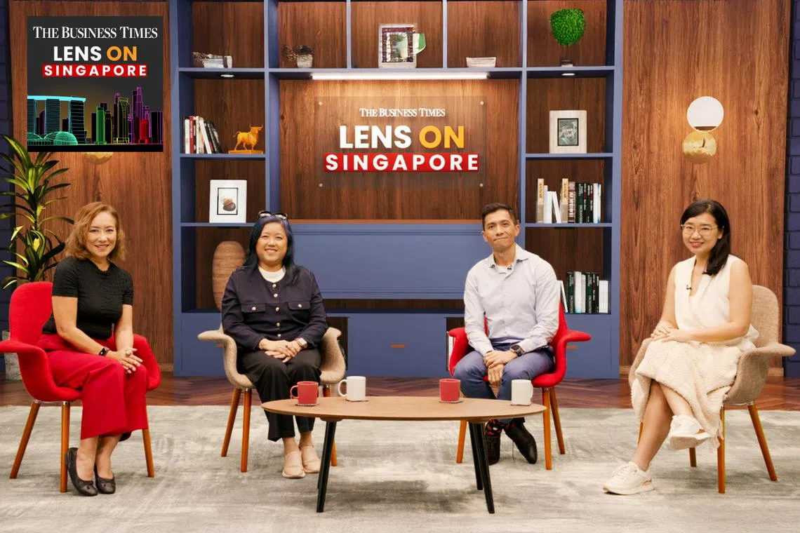 (From right) Gloria Arlini, Kenneth Wong, Masni Goh and Claressa Monteiro.