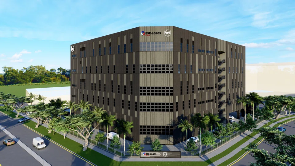An artist's impression of ESR-Logos Reit's redevelopment at 21B Senoko Loop, which is part of its portfolio.
