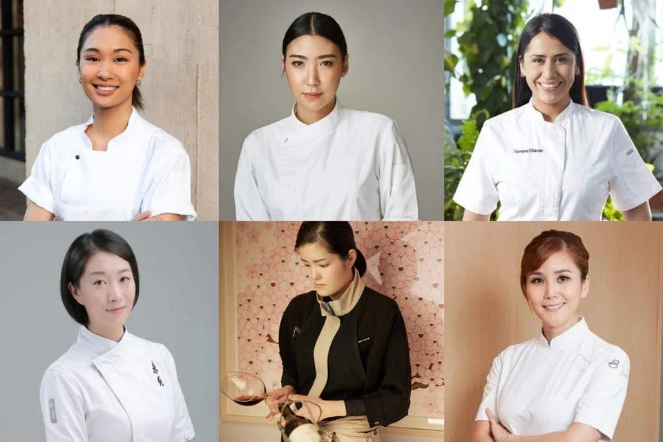 Clockwise from top left: Chudaree (Tam) Debhakam, Pichaya “Pam” Utharntharm, Tamara Chavez, Vicky Lau, Natsuko Shoji, and Kim Bo-mi.