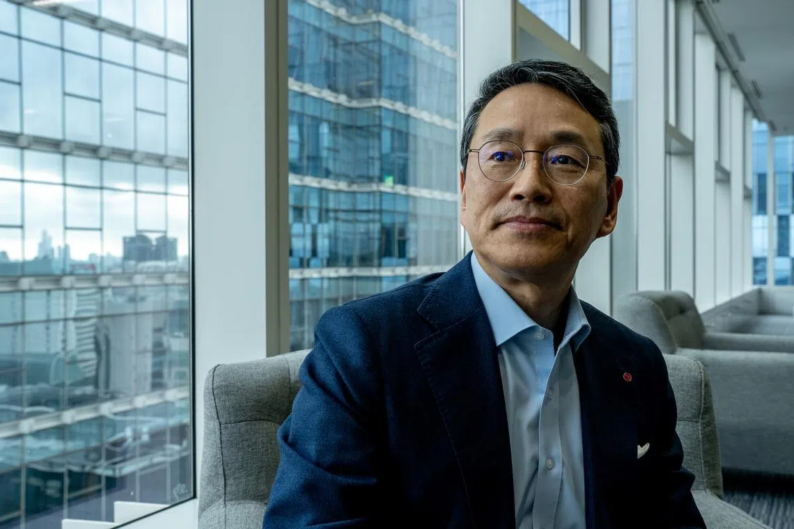 CEO William Cho has set a goal of growing the electronics business to an annual revenue of 100 trillion won by 2030. 
