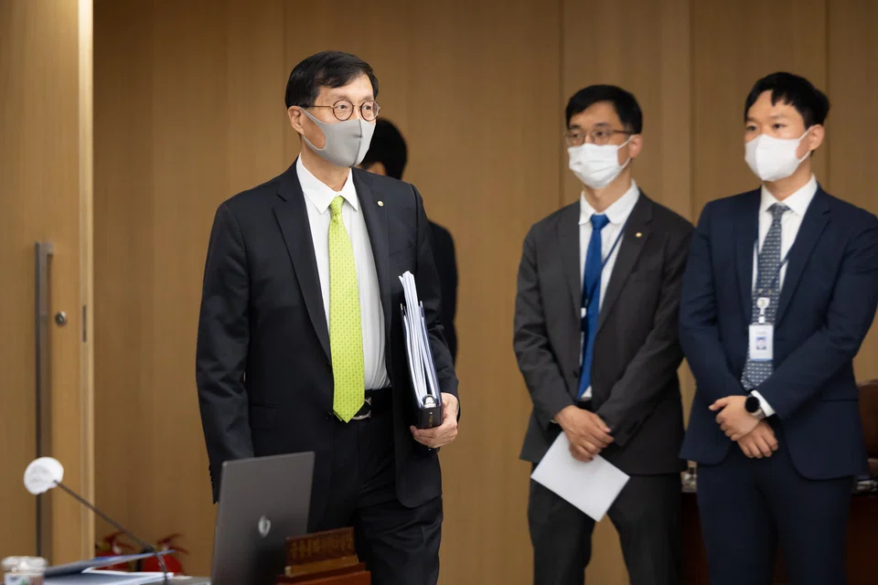 Rhee Chang-yong and his monetary policy board voted to raise interest rates by a quarter of a percentage point to 1.75 per cent, the highest since mid-2019.